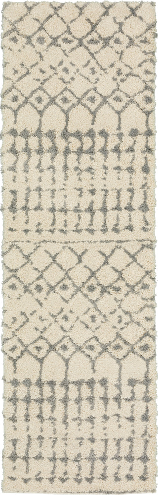 Dalyn Marquee MQ2 Ivory/Metal Area Rug