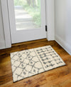 Dalyn Marquee MQ2 Ivory/Metal Area Rug 