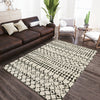 Dalyn Marquee MQ2 Ivory/Midnight Area Rug Lifestyle Image Feature