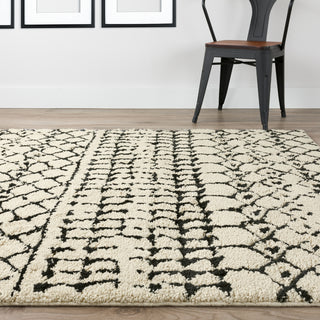 Dalyn Marquee MQ2 Ivory/Midnight Area Rug Lifestyle Image Feature