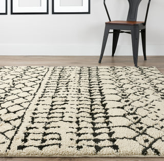 Dalyn Marquee MQ2 Ivory/Metal Area Rug 