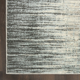 Nourison Marmara MRA01 Teal/Grey Area Rug Detail Image