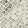 Nourison Marmara MRA02 Ivory Teal Grey Area Rug Swatch Image