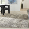 Nourison Marmara MRA03 Charcoal Ivory Area Rug Corner Image
