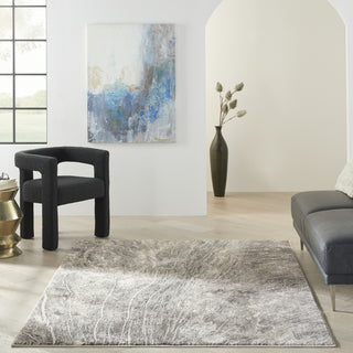 Nourison Marmara MRA03 Charcoal Ivory Area Rug Room Image Feature