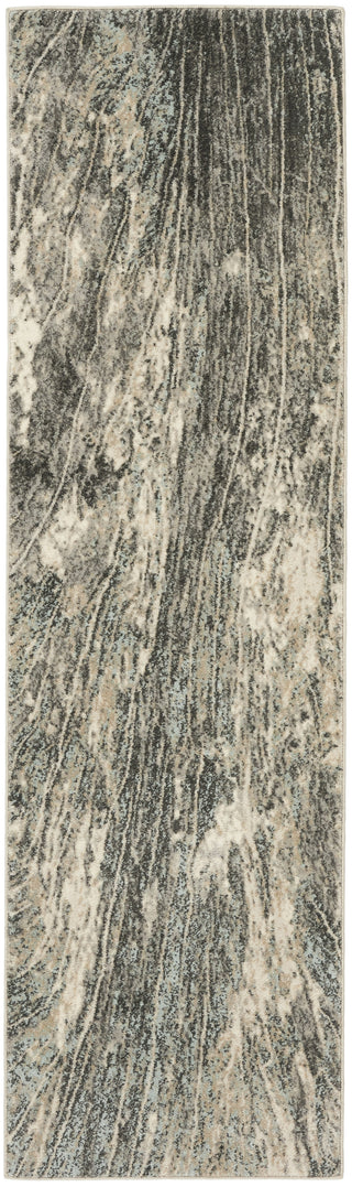 Nourison Marmara MRA03 Charcoal Ivory Area Rug Main Image