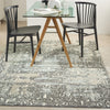Nourison Marmara MRA04 Charcoal Teal Ivory Area Rug Room Image Feature