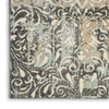 Nourison Marmara MRA04 Charcoal Teal Ivory Area Rug Texture Image