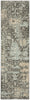 Nourison Marmara MRA04 Charcoal Teal Ivory Area Rug Main Image