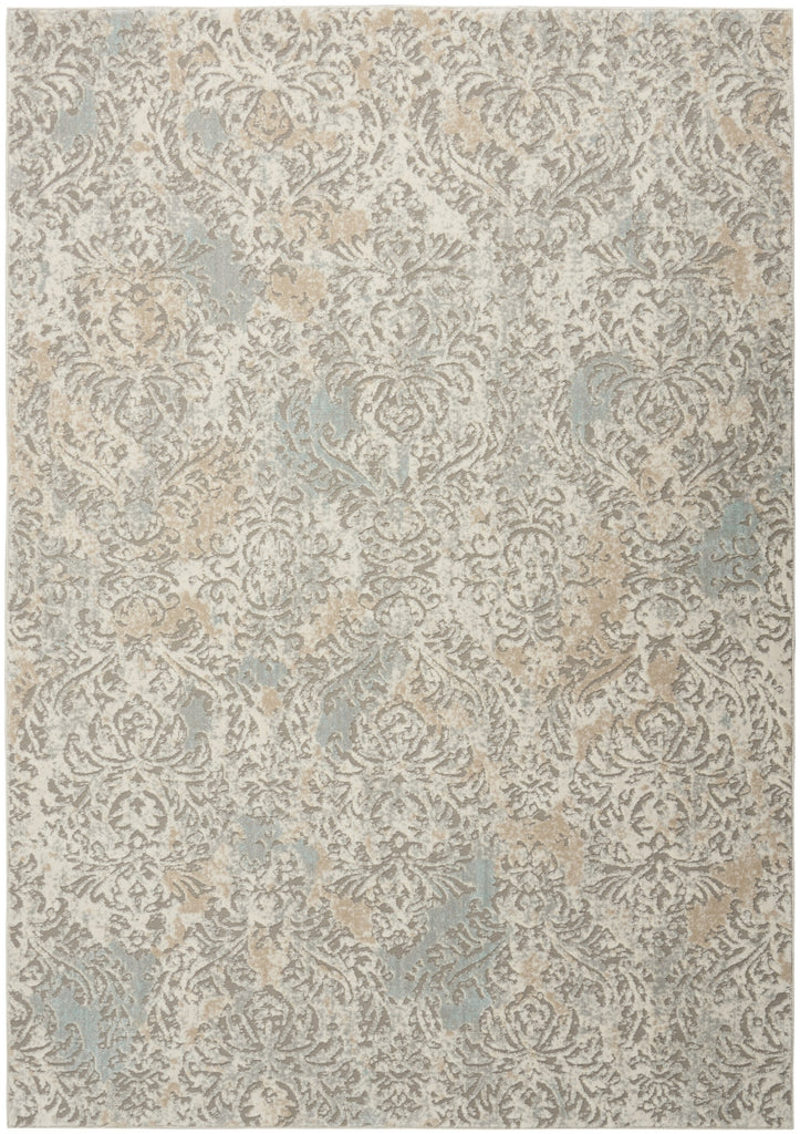 Nourison Marmara MRA05 Grey Ivory Area Rug main image
