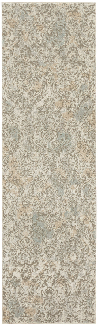 Nourison Marmara MRA05 Grey Ivory Area Rug Main Image