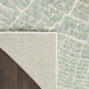 Nourison Marmara MRA06 Teal Grey Ivory Area Rug Corner Image