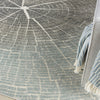 Nourison Marmara MRA06 Teal Grey Ivory Area Rug Corner Image
