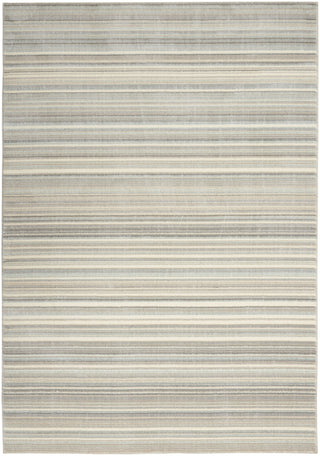Nourison Marmara MRA07 Grey Ivory Teal Area Rug main image