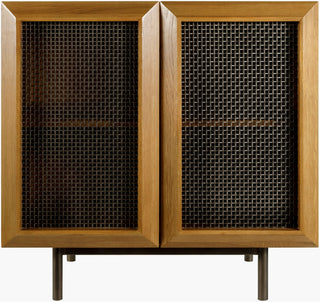 Surya Marshall Mesh MRSL-001 Brown Furniture Angle