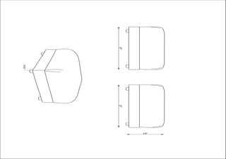 Surya Meryl MRYL-003 Beige / Brown Furniture Line Drawing