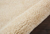 Nourison Malibu Shag MSG01 Cream Area Rug Corner Image