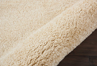 Nourison Malibu Shag MSG01 Cream Area Rug Corner Image