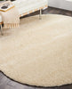 Nourison Malibu Shag MSG01 Cream Area Rug Corner Image
