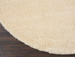 Nourison Malibu Shag MSG01 Cream Area Rug Detail Image