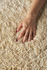 Nourison Malibu Shag MSG01 Cream Area Rug Room Image Feature