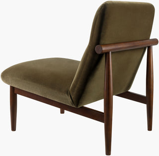 Surya Marsick MSK-002 Olive / Dark Brown Furniture Corner Shot