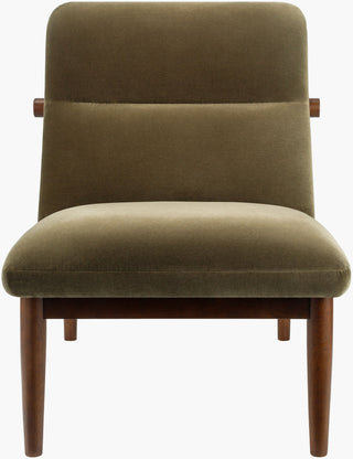 Surya Marsick MSK-002 Olive / Dark Brown Furniture Angle