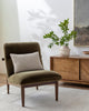Surya Marsick MSK-002 Olive / Dark Brown Furniture Style Shot