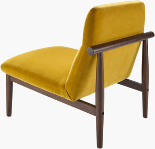 Surya Marsick MSK-003 Mustard / Dark Brown Furniture Corner Shot