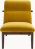 Surya Marsick MSK-003 Mustard / Dark Brown Furniture Angle