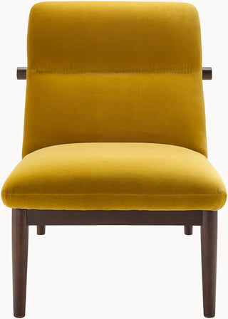 Surya Marsick MSK-003 Mustard / Dark Brown Furniture Angle