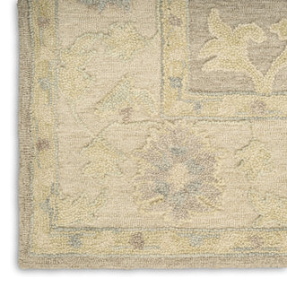 Nourison Maison MSO01 Taupe Ivory Area Rug Corner Image