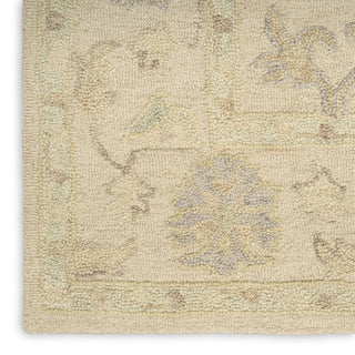 Nourison Maison MSO02 Ivory Area Rug Corner Image