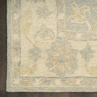 Nourison Maison MSO03 Blue Ivory Area Rug Detail Image