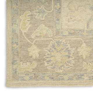 Nourison Maison MSO04 Ivory Taupe Area Rug Corner Image