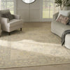 Nourison Maison MSO04 Ivory Taupe Area Rug Corner Image