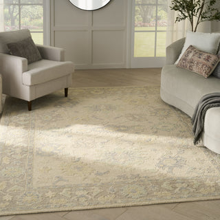 Nourison Maison MSO04 Ivory Taupe Area Rug Corner Image