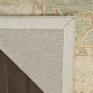 Nourison Maison MSO05 Sage Ivory Area Rug Corner Image