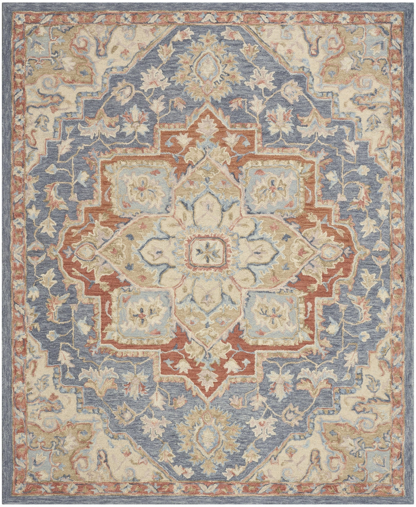 Nourison Maison MSO06 Blue Ivory Area Rug main image