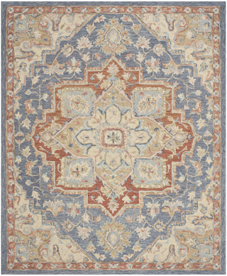 Nourison Maison MSO06 Blue Ivory Area Rug main image