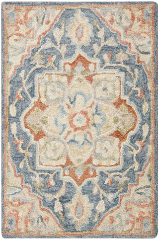 Nourison Maison MSO06 Blue Ivory Area Rug Main Image