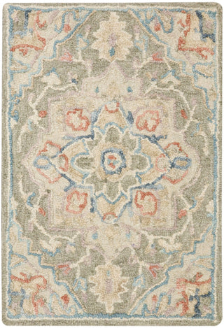 Nourison Maison MSO06 Green Ivory Area Rug Main Image
