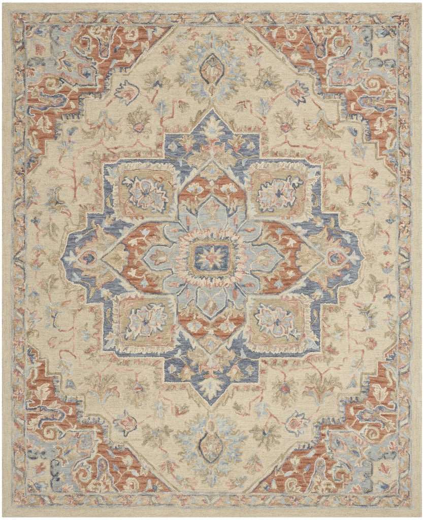 Nourison Maison MSO06 Ivory Rust Area Rug main image