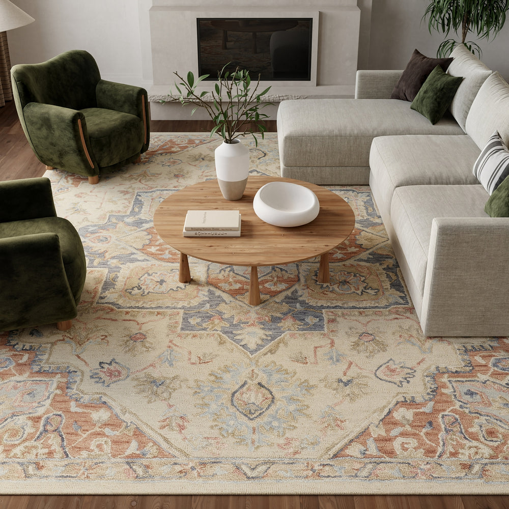 Nourison Maison MSO06 Ivory Area Rug Room Image Feature