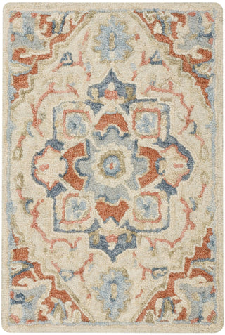 Nourison Maison MSO06 Ivory Rust Area Rug Main Image