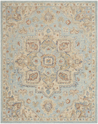 Nourison Maison MSO06 Light Blue Ivory Area Rug main image