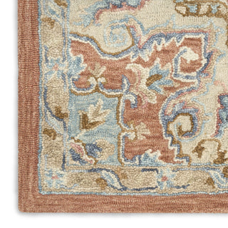 Nourison Maison MSO06 Rust Ivory Area Rug Texture Image