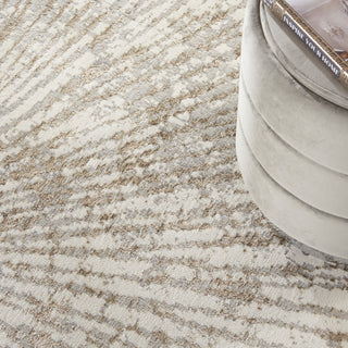 Nourison Metallic MTL01 Grey Mocha Area Rug by Inspire Me! Home Decor Texture