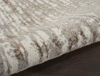 Nourison Metallic MTL01 Grey Mocha Area Rug by Inspire Me! Home Decor Detail