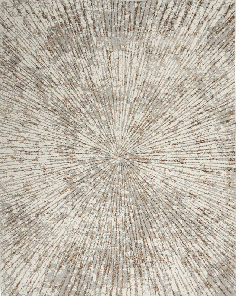 Nourison Metallic MTL01 Grey Mocha Area Rug by Inspire Me! Home D�cor main image